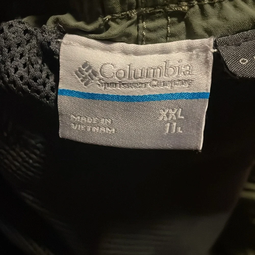 Columbia Mens Swim Dark Green Trunks Hiking Shorts